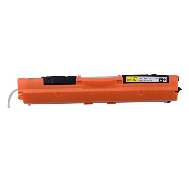 عبوة واحدة من حبر الطباعة المستبدل متوافق مع طابعات كانون LBP-7010c/7016c/7018c (لون أصفر) - Image 2