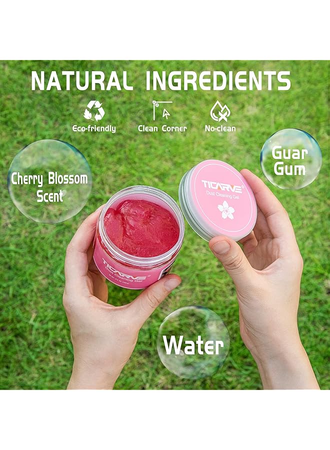 TICARVE Car Cleaning Gel Detailing Putty Car Putty Auto Detailing Tools Car Interior Cleaner Cleaning Slime Car Accessories Keyboard Cleaner Rose/Nt Wt: 5.6 Oz (160 Gr) - Image 4