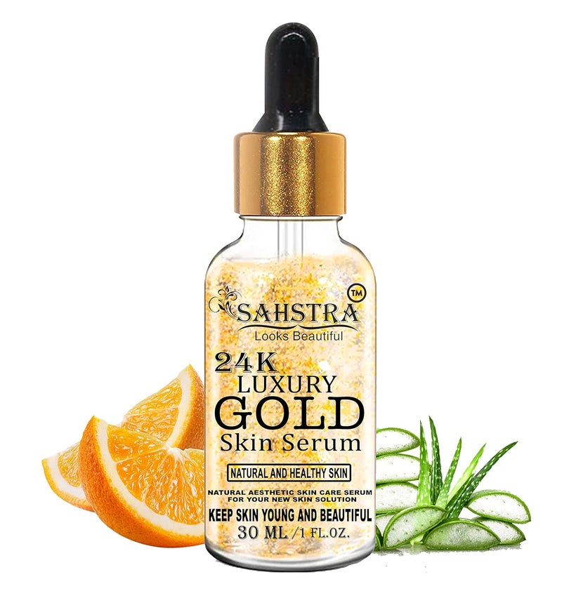 SAHSTRA SAHSTRA 24K Gold Face Serum for Skin Booster Women Men 30Ml  - Image 1