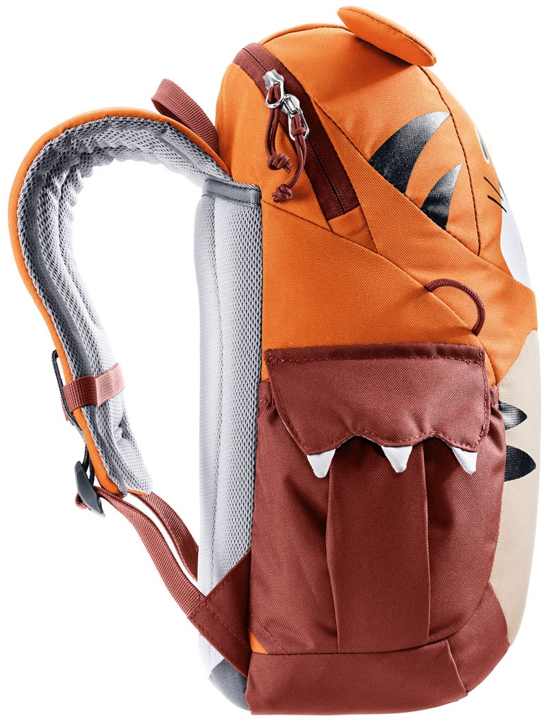 Deuter Kikki Kids' Backpack, Toddler Daypack for School, Travel & Hiking, Lightweight Bag for Boys & Girls Ages 3+ - Mandarine-Redwood - Image 4