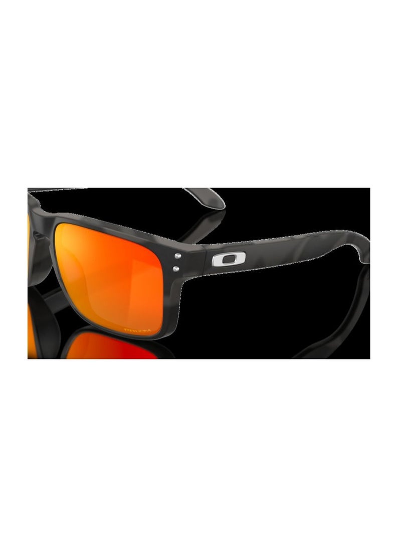 OAKLEY نظارة شمسية أوكلي هولبروك للرجال 0OO9102E955 بريزم روبي - Image 4