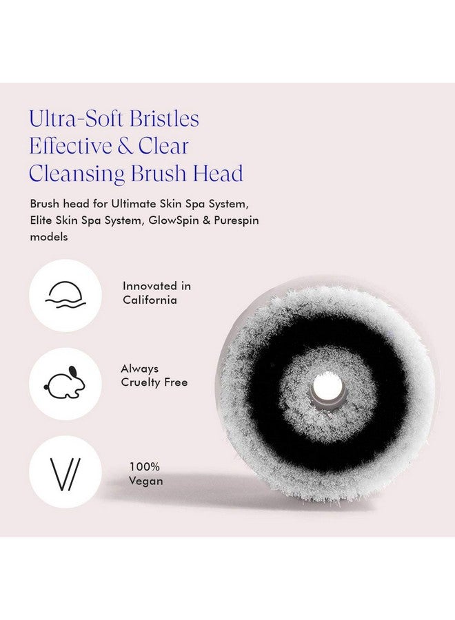 Vanity Planet Replacement Brush Head for Ultimate Skin Spa and Raedia, Exfoliating Brush, Water Resistant, Ultrasoft - Image 4