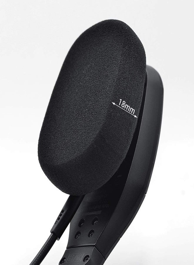 XBERSTAR Foam Ear Cushions for VXI Blueparrott B450-XT Headset Soft Replacement Earpads with Noise Reduction Durable Breathable Design (Black 1SET) - Image 5