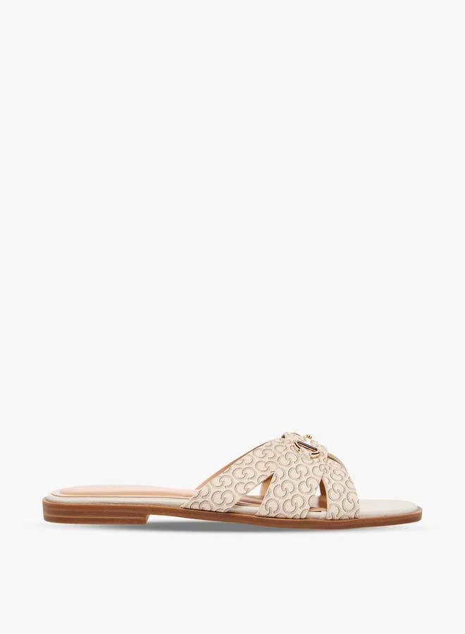 سيليست Women Printed Cross Strap Sandals