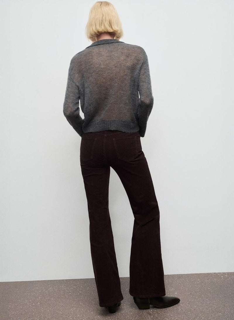 مانجو جينز مخملي واسع - Image 2