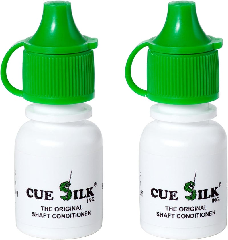 Cue Silk منظف عمود عصا البلياردو ¼ أونصة عبوة من زجاجتين - Image 1