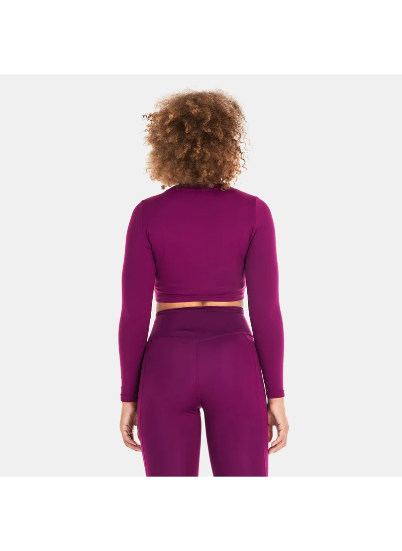 SQUATWOLF Women's Essential Full Sleeve Crop Top