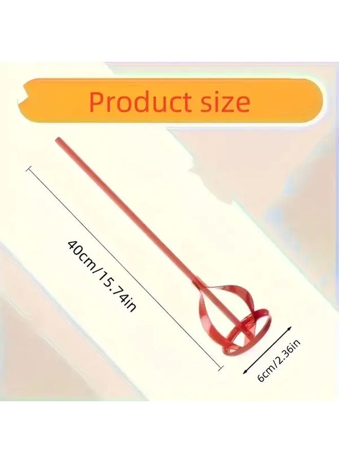 1pc Heavy Duty Professional Hex Shaft Paint Mixer Attachment Electric Drill Compatible - Image 3