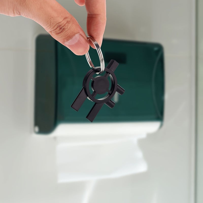 1pc Toilet Paper Dispenser Key Multifunctional Tool for Changing Towels And Soap - Image 1