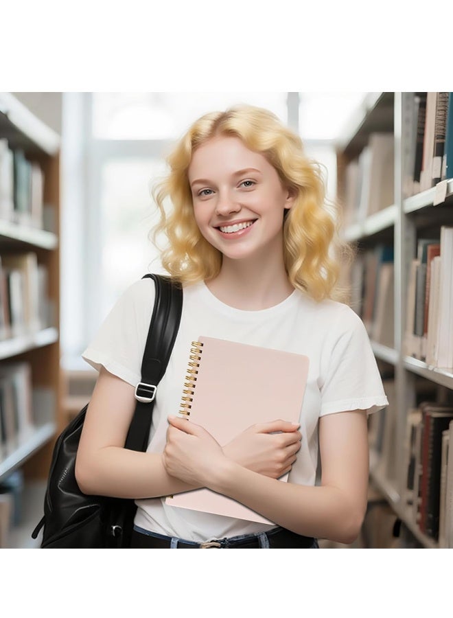 Undated Weekly Goals Notebook, To Do List Planner with Spiral Binding, PinkUndated Weekly Goals Notebook, To Do List Planner with Spiral Binding, Pink - Image 4