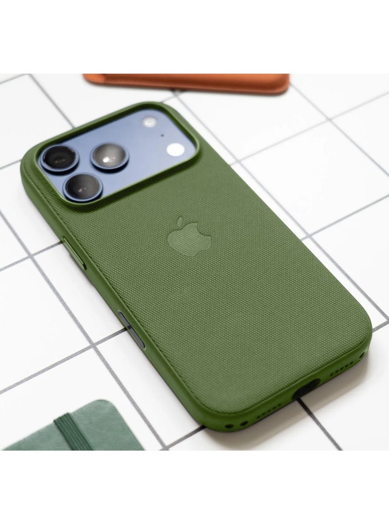 دبليو تيك أبل آيفون 17 برو 5G 2025 TechWoven مع غطاء حماية MagSafe (MCMPMN) - أخضر - Image 3