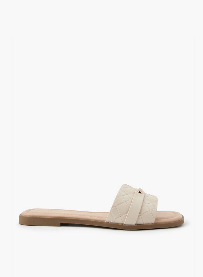 Celeste Women's Textured Slip-On Sandals - Image 1