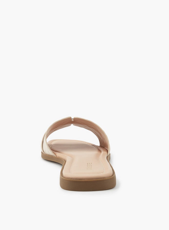 Celeste Women's Textured Slip-On Sandals - Image 5