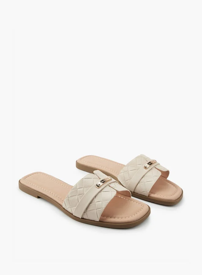 Celeste Women's Textured Slip-On Sandals
