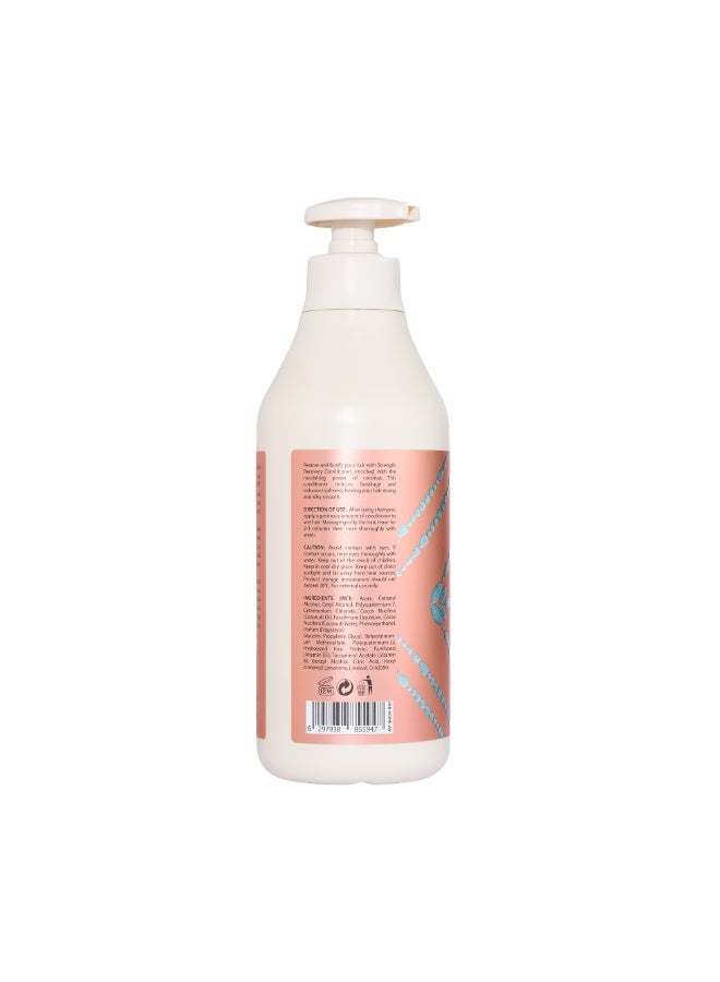 Anvati Strength Recovery Coconut Moisturizing Conditioner – Damaged Repairs Hair Conditioner for Dry, All Hair Types – 750ml - Image 3