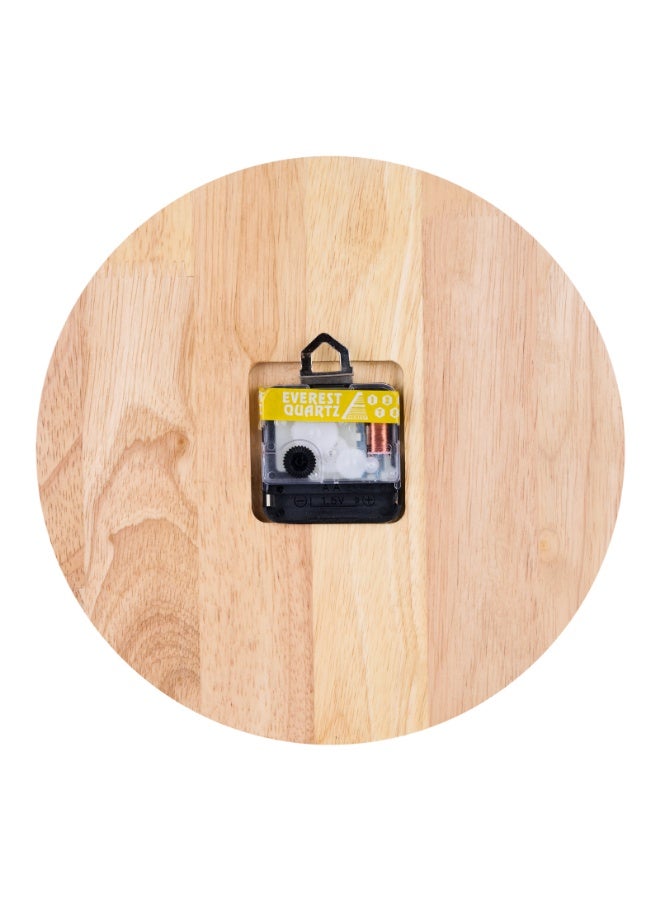 Peachy Loops Wooden Wall Clock - Ascending dots - Image 2