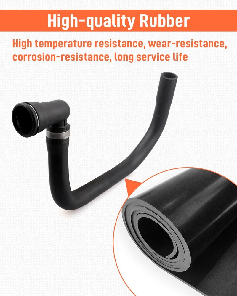 Quaneguzy Engine Coolant Overflow Hose for Ford F150, Lobo, Lincoln Mark LT (2011-2014) - Image 3
