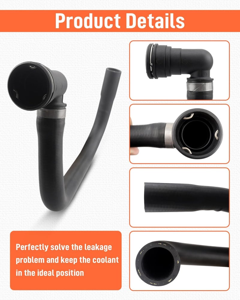 Quaneguzy Engine Coolant Overflow Hose for Ford F150, Lobo, Lincoln Mark LT (2011-2014) - Image 5