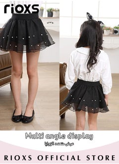 RIOXS Little Girls Tutu Skirt A-Line Layered Tulle Princess Dresses Dance Wear Clothes For Girls  - Image 5