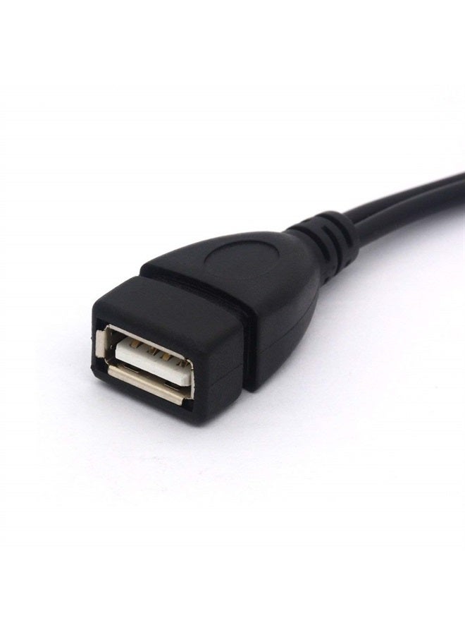 NEORTX Micro USB OTG Splitter Cable, Micro USB OTG Power Enhancer Cord USB 2.0 A Female to Micro USB Male and Micro 5 Pin Female Adapter Host Converter Cable - Image 4