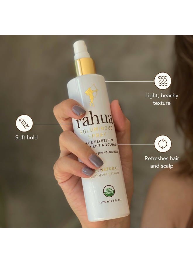 Rahua بخاخ كثيف، 6 أونصات سائلة، منعش لفروة الرأس والشعر، بخاخ خفيف لرفع الحجم، عطر اللافندر والأوكالبتوس، بخاخ قوام طبيعي 100% مع مكونات مغذية مستخلصة من النباتات - Image 2