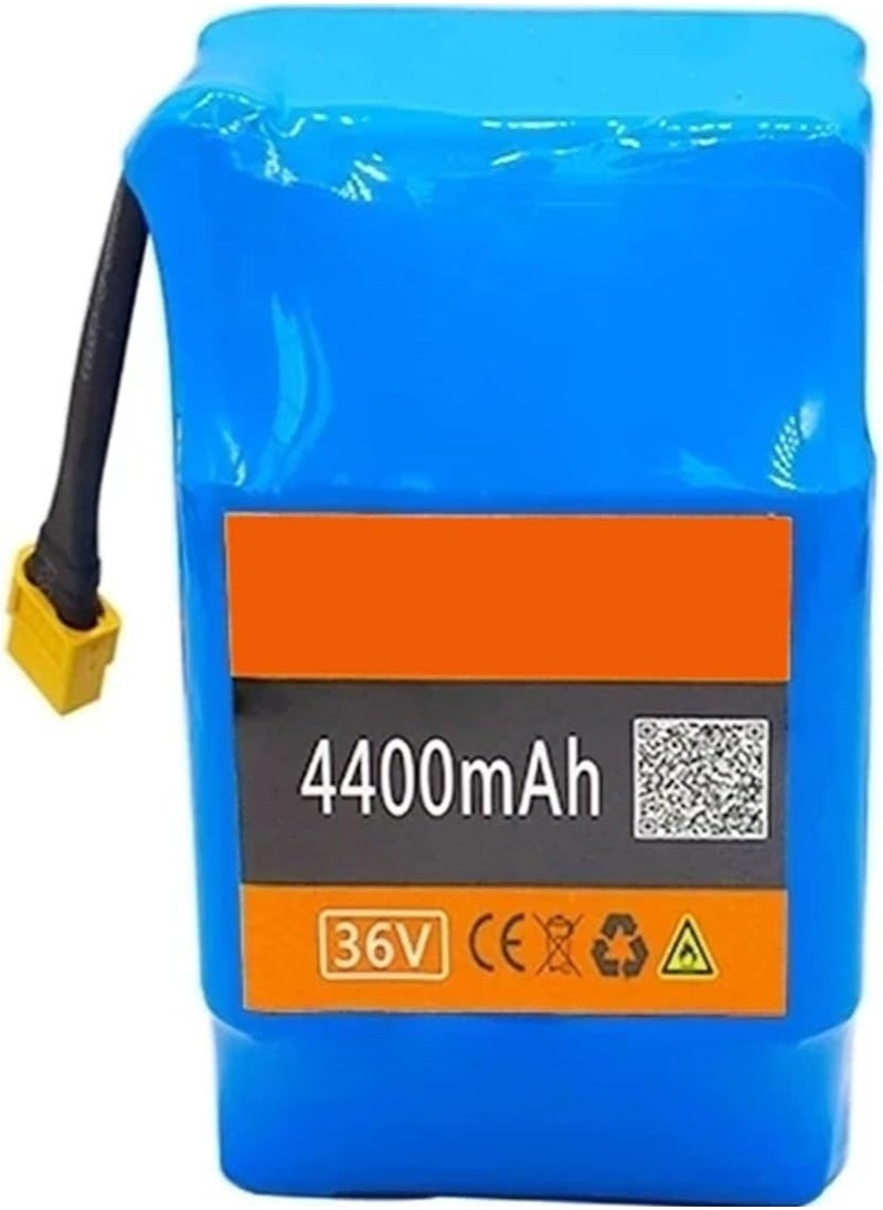 ELTRAZONE - 36V 4.4Ah Lithium Battery for Electric Scooters | 10S2P 4400mAh Ion Pack with XT60 Plug, Spare Power for Electric Scooters, Balancing Electric Twist Cars, and Backup Power Solution - Image 1