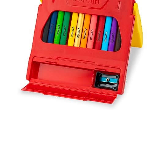 Camlin Triangular Colour Pencils - 12 Shades (Multicolor) - Image 3