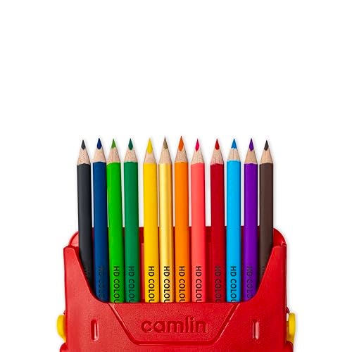 Camlin Triangular Colour Pencils - 12 Shades (Multicolor) - Image 5