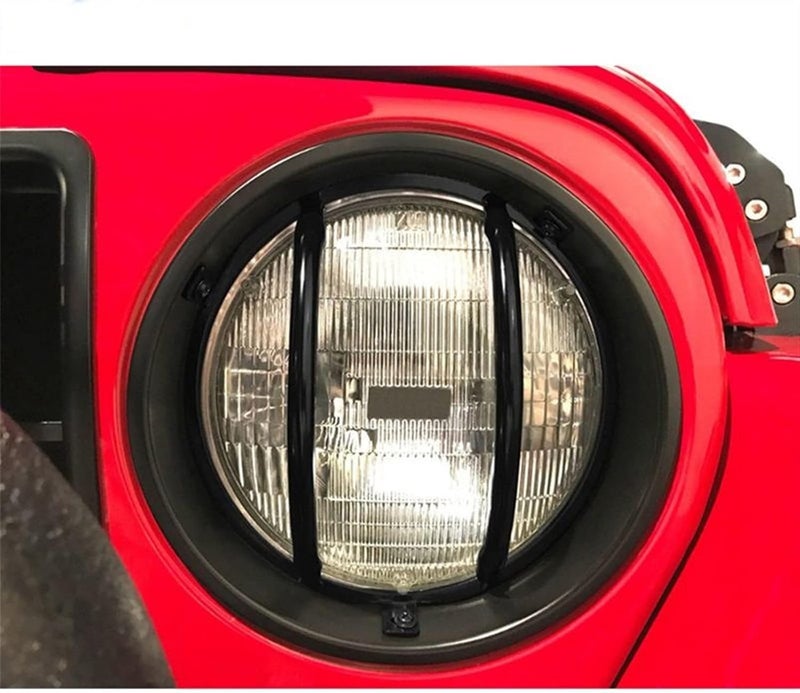 Yurefax Metal Turn Signal Light Covers for Jeep Wrangler TJ - Image 3