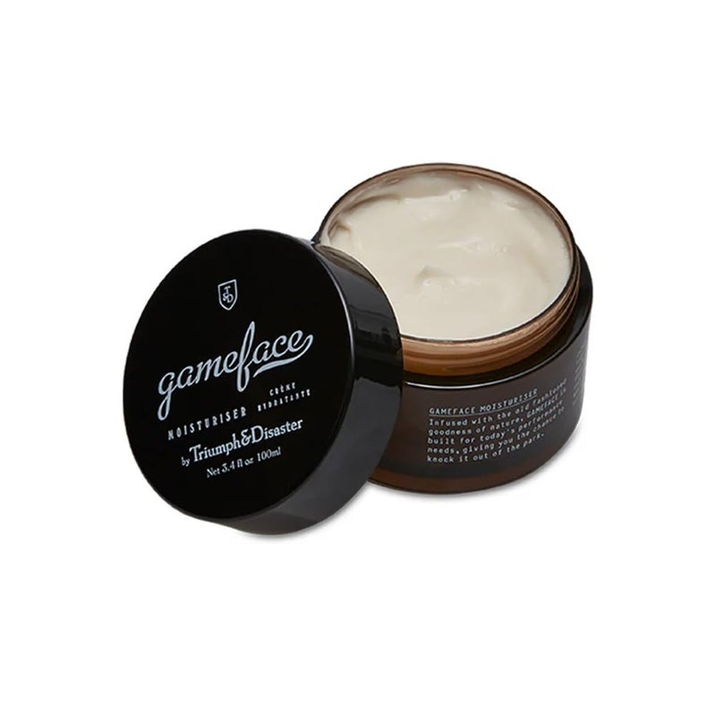 TRIUMPH & DISASTER | Gameface Moisturiser Jar | Hydrating Facial Moisturizer - Lightweight, Non-Greasy Facial Lotion for Men, 3.4 oz - Image 1