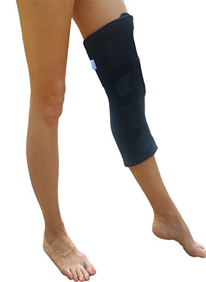 Alpha Medical 16" Trim and Wrap Knee Immobilizer and Support Brace With Comfort Foam And EZ-Close Elastic Straps. Made in USA. L1830 - Image 2