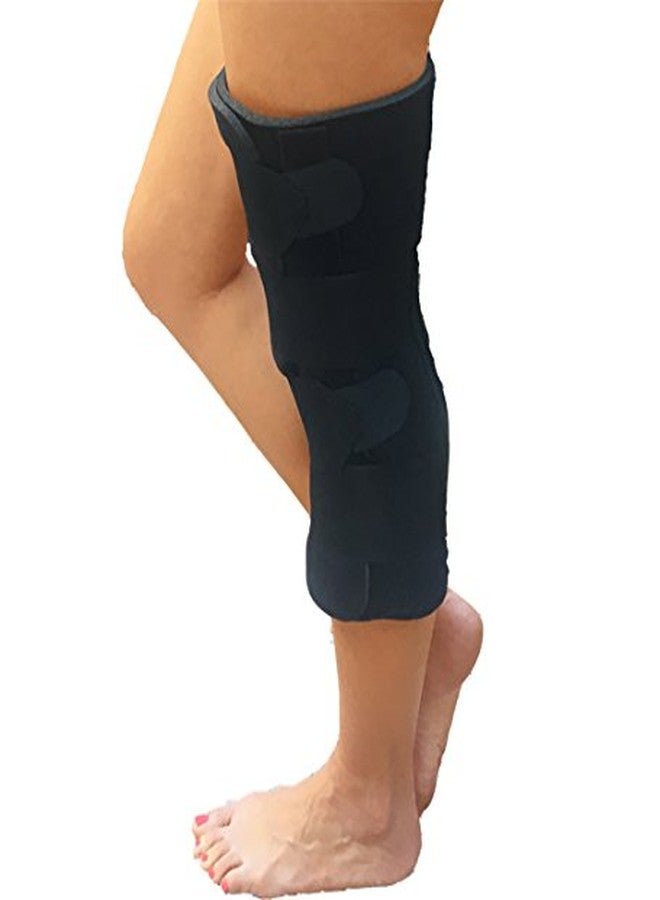 Alpha Medical 16" Trim and Wrap Knee Immobilizer and Support Brace With Comfort Foam And EZ-Close Elastic Straps. Made in USA. L1830 - Image 1