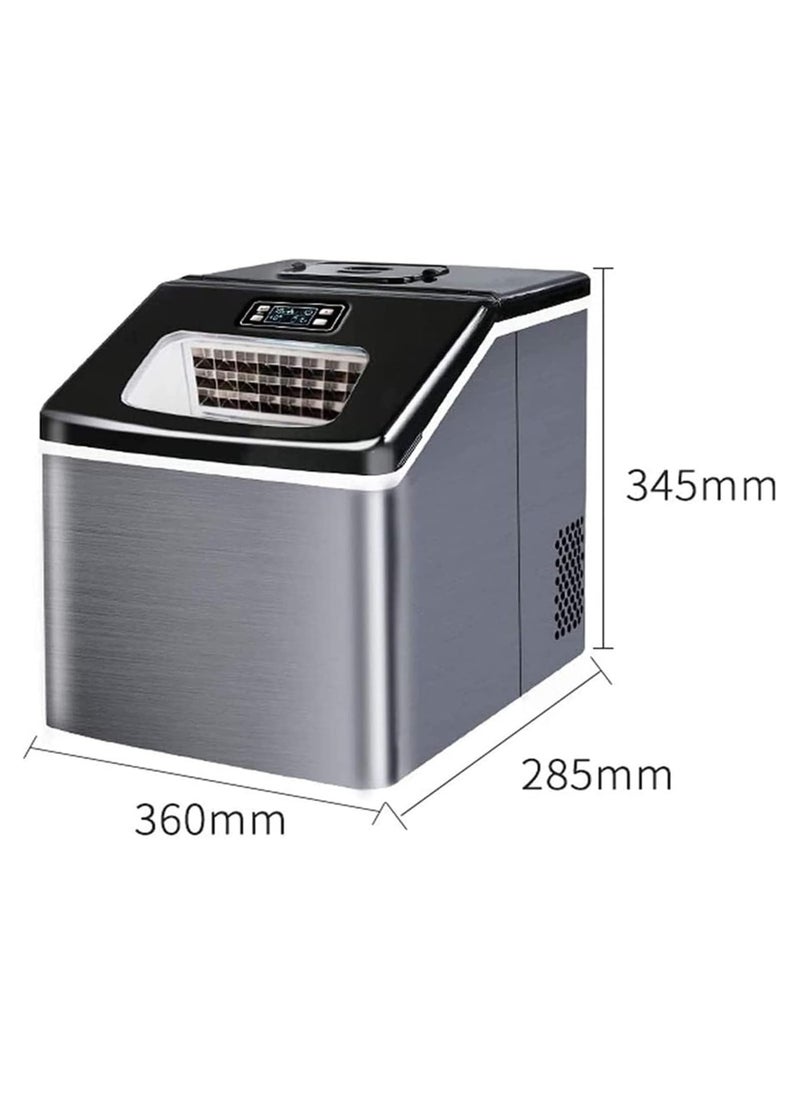 COOLBABY Household Ice Maker Machine for Countertop 55 lbs Ice Cube in 24H 9 Ice Cubes Ready in 12-20 Minutes
