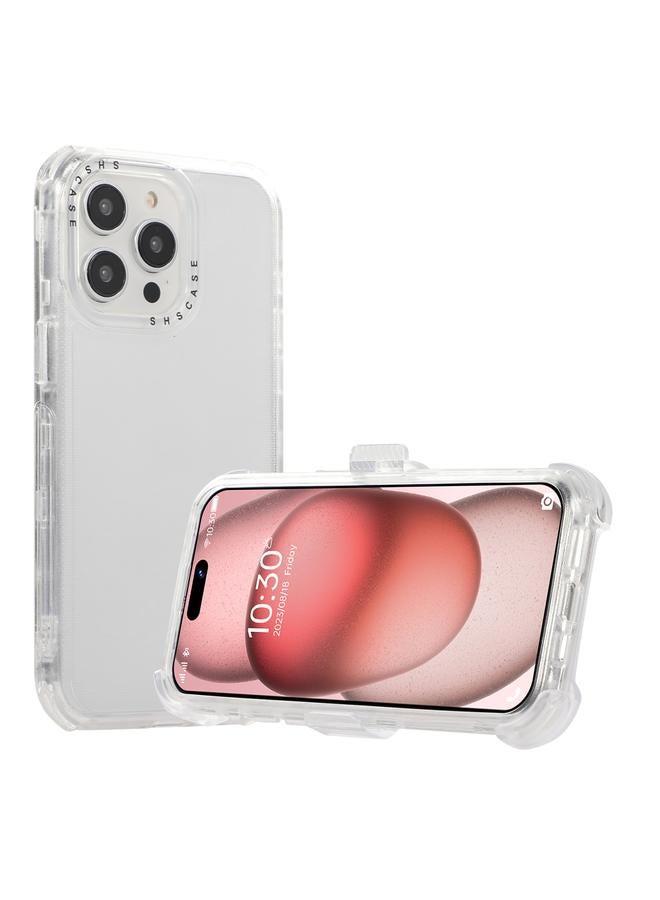 Zaboon Case For iPhone 12 Pro Frosted PC+TPU Phone Case with Back Clip - Image 3