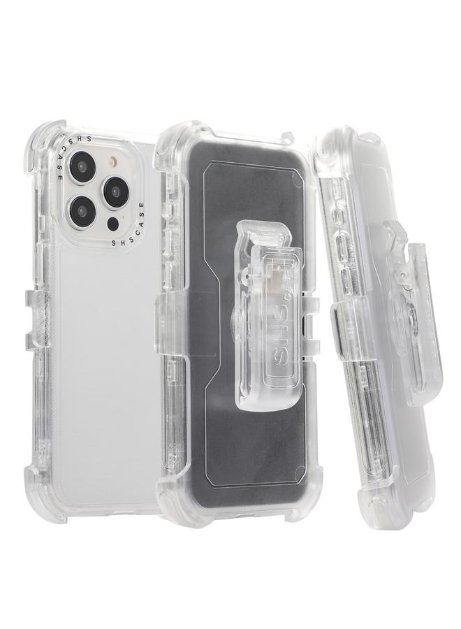 Zaboon Case For iPhone 12 Pro Frosted PC+TPU Phone Case with Back Clip - Image 5