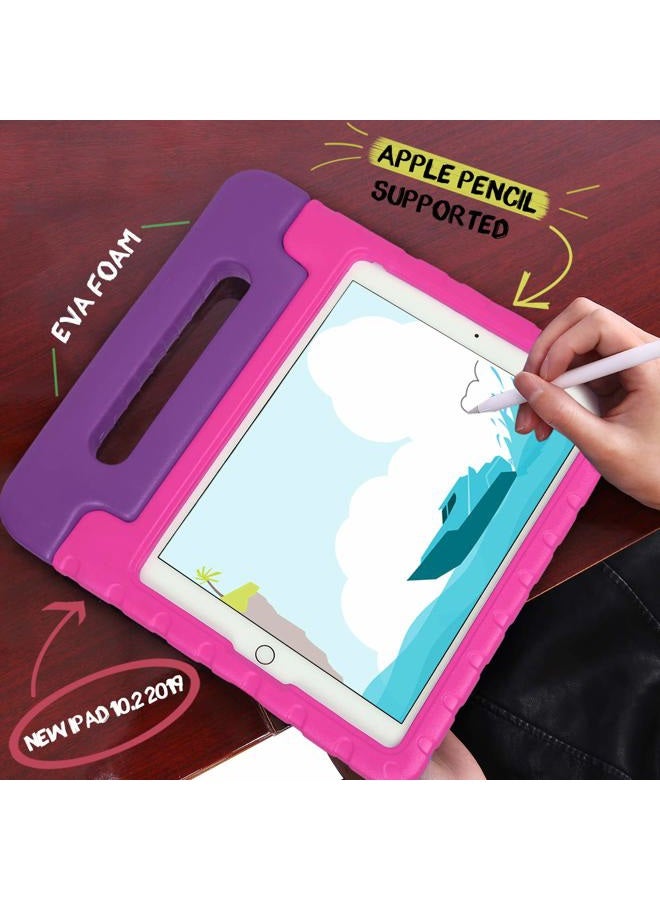 HDE iPad 7th Generation Case for Kids – iPad 10.2 inch 2019 Case for Kids Shock Proof Protective Light Weight Cover with Handle Stand for 2019 Apple iPad 10.2 Multi HDE-55850 - Image 4