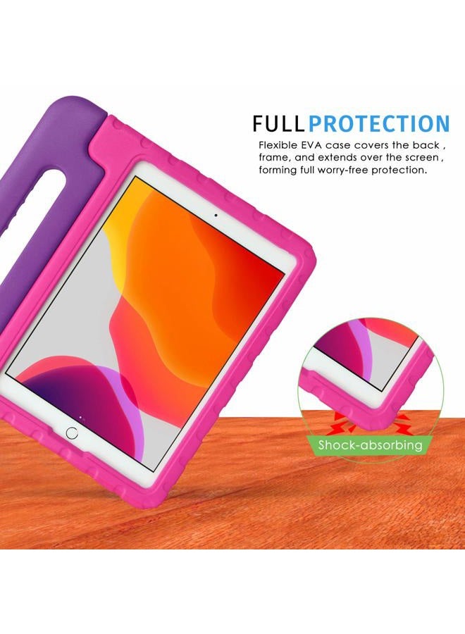 HDE iPad 7th Generation Case for Kids – iPad 10.2 inch 2019 Case for Kids Shock Proof Protective Light Weight Cover with Handle Stand for 2019 Apple iPad 10.2 Multi HDE-55850 - Image 3