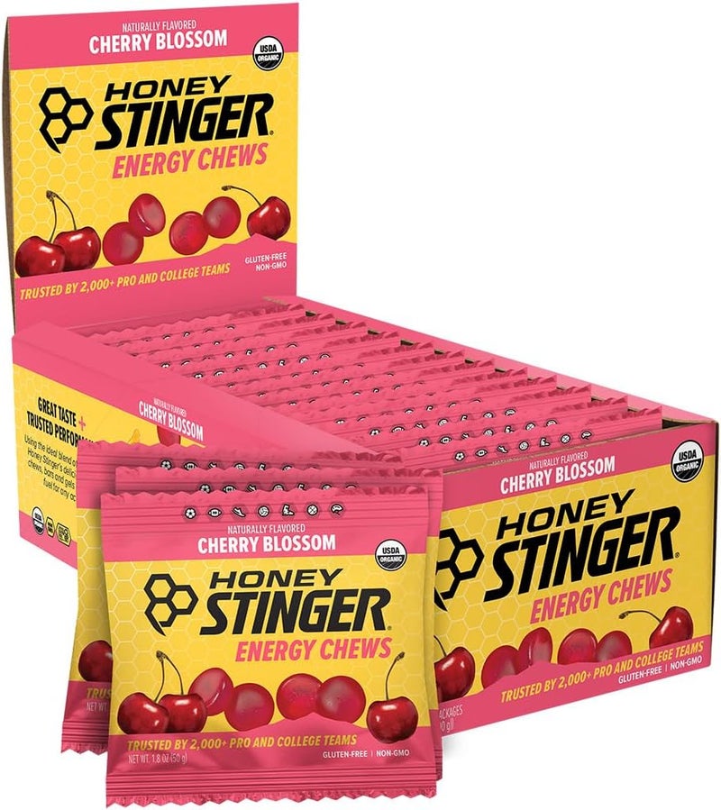 Honey Stinger Organic Energy Chews with Vitamin C - Cherry Blossom Flavor, 1.8 Oz - Image 1
