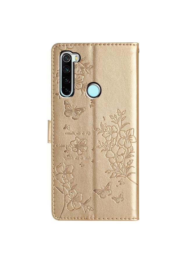 S-TOP Case For Redmi Note 8T Butterflies and Flowers Leather Phone Case - Image 3