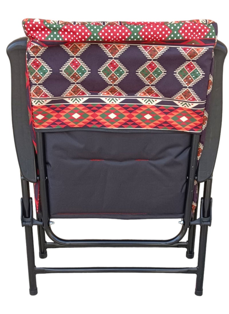 GO2CAMPS Folding Camping Chair with Cusion Premium Quality | Beach Chair | Garden Chair | Fishing Chair | Travel Chair | Picnic Chair  - Image 5