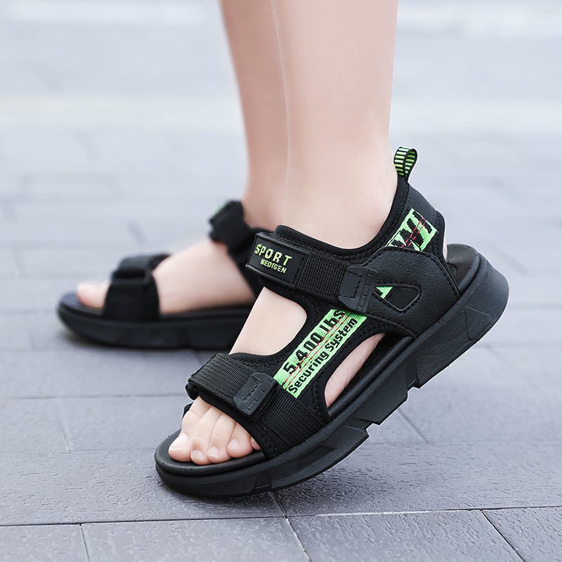 4-12 Years Old Brand Boys' Sandals Deodorant Middle And Large Kidsren'S Primary School Boys Soft Bottom Kidsren'S Sandals For Men - Image 5