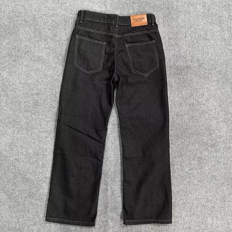 Unisex Classic Denim Jeans Loose Fit Daily Outdoor Wear - Image 5