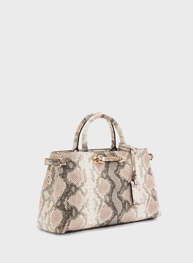 GUESS LEFIA LUXURY SATCHEL  - Image 3