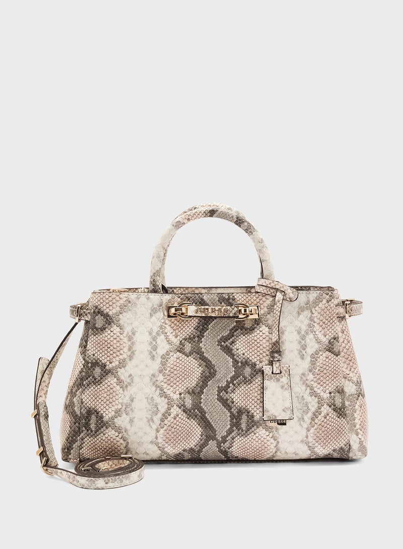 GUESS LEFIA LUXURY SATCHEL  - Image 1