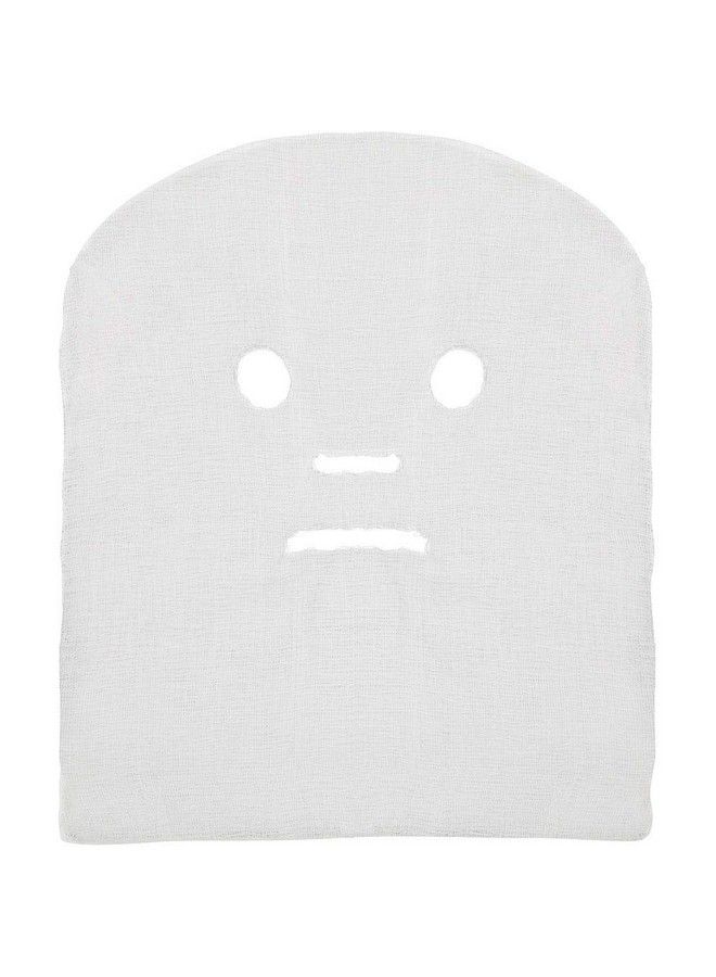LIFESOFT Gauze Facial Mask 100% Cotton Gauze Precut For Facial Spa High Frequency Treatments 100 Count (1 Pack) - Image 1