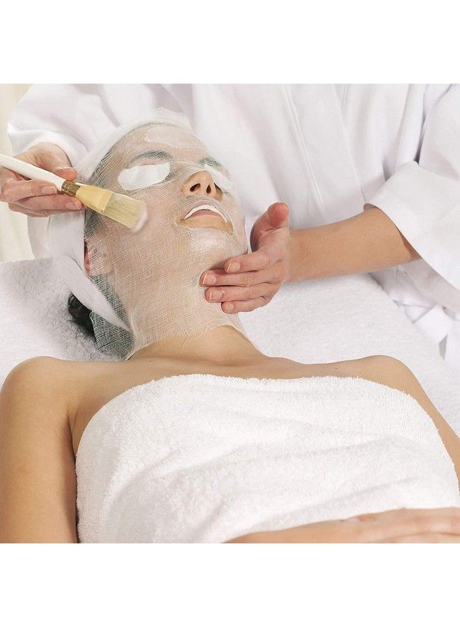 LIFESOFT Gauze Facial Mask 100% Cotton Gauze Precut For Facial Spa High Frequency Treatments 100 Count (1 Pack) - Image 3