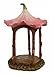 Marshall Home and Garden Marshall Home and Garden Pink Flower Top Gazebo Miniature Fairy Garden Resin Figurine  - Image 2