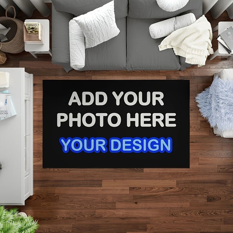 Personalized Photo Doormat 80x120cm Polyester Machine Washable Entrance Mat - Image 5
