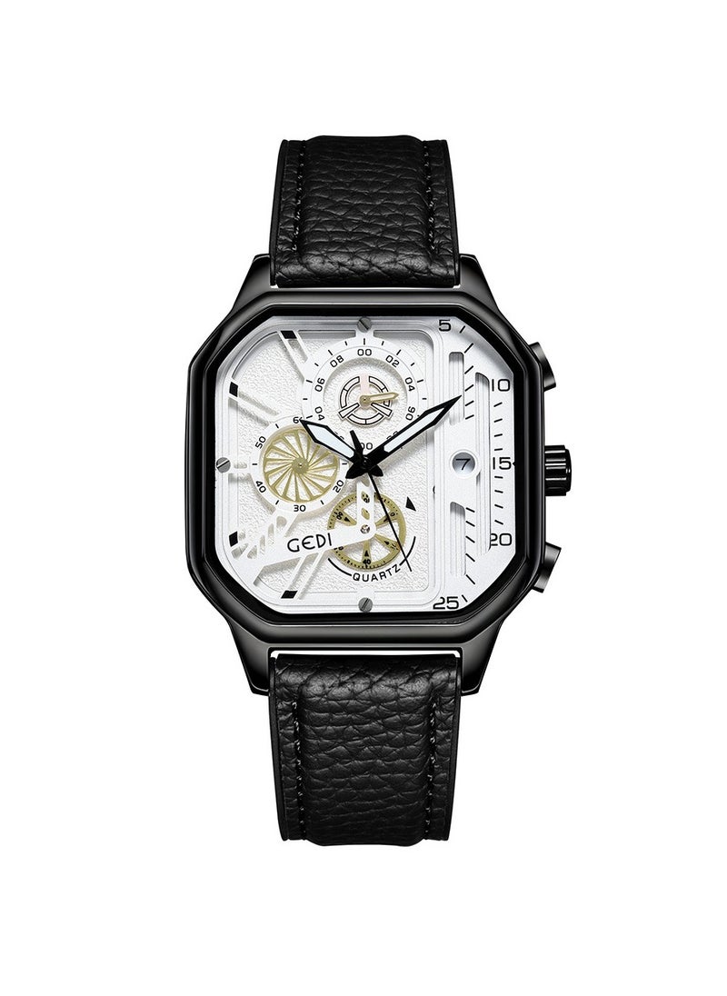 gedi Fashion Business Watch Men's Waterproof Quartz Watch 
