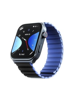 YFT2095EU KS2 Smart Watch – 2.01" Full Touchscreen Fitness Tracker with Bluetooth Call, Heart Rate & Sleep Monitor, Sports Modes, Waterproof Activity Tracker for Android & iPhone – Black & Blue